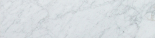 Italia F Carrara White Marble Matte Honed Tile 6"x24"
