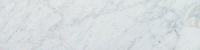 Italia F Carrara White Marble Matte Honed Tile 6"x24"