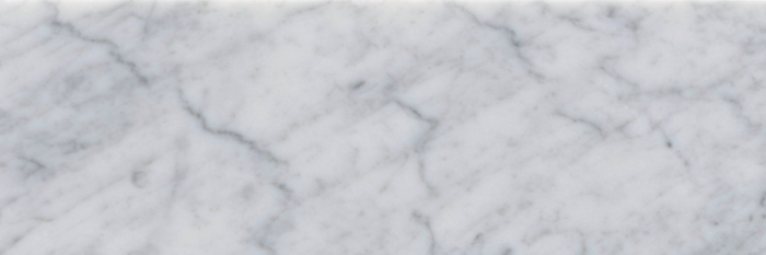 Italia F Carrara White Marble Polished Tile 6x18