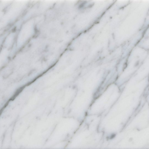 Italia F Carrara White Marble Matte Honed Tile - 4 x 12 in.