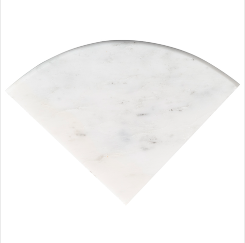 West Hampton Carrara Marble Polished Hand Carved Flat Corner Fixture