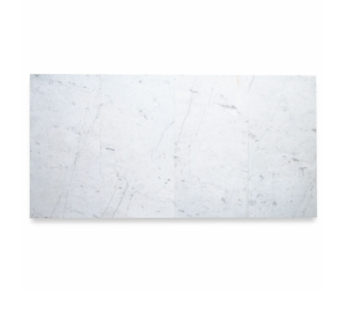 West Hampton Carrara White Marble Matte Honed Tile 12x24