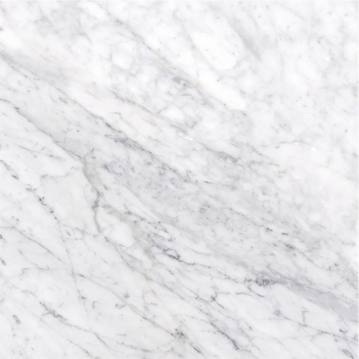West Hampton Carrara White Marble Matte Honed Tile 18 x 18