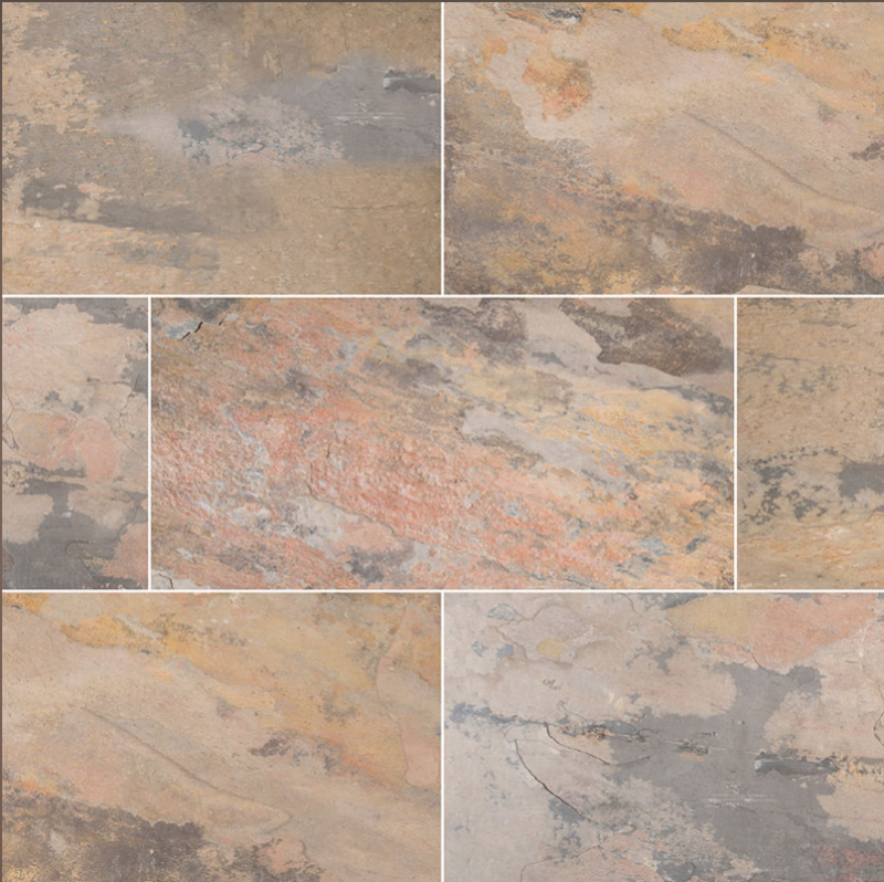A. Ganges Slate Floor & Wall Tile 12 x 24 in. diamON tile