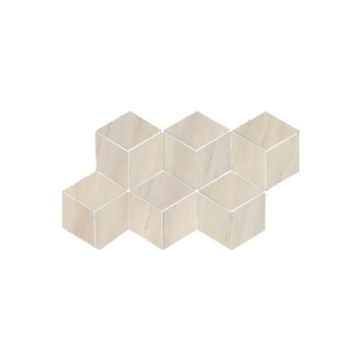 Dolomite Beige 3D Hexagon Polished Mosaic (7x 12.6 Sheet) Wall Use OnlyDolomite Beige 3D Hexagon Polished Mosaic (7x 12.6 Sheet) Wall Use Only
