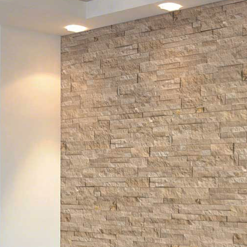 Durango Travertine Splitface Architectural Wall Ledger Panel 6x24