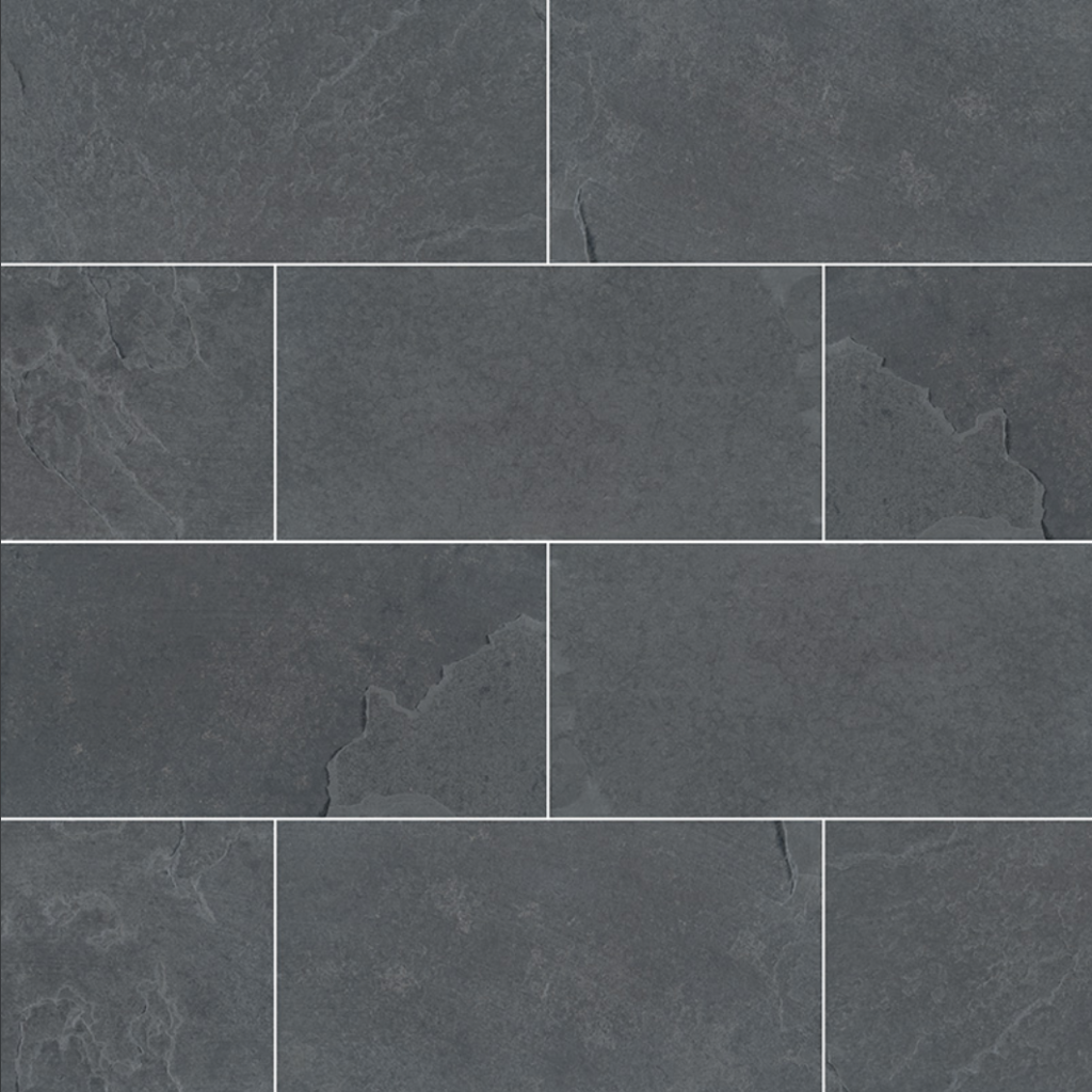 Mont Adoni Nero (Black) Slate Collection - diamON tile