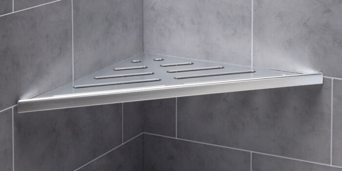 Details about   New Chrome Metal Shower Shelf Bathroom Rack Modern Holder Phoenix GLOSS GS896 